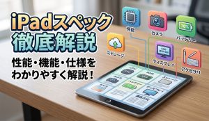 iPadのスペック一覧 | iPadの性能・機能・仕様をわかりやすく解説！