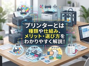 プリンターとは | プリンターの種類や仕組み、メリット・選び方をわかりやすく解説！