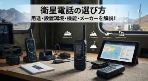 衛星電話の選び方 | 衛星電話の用途・設置環境・機能・メーカーを解説！